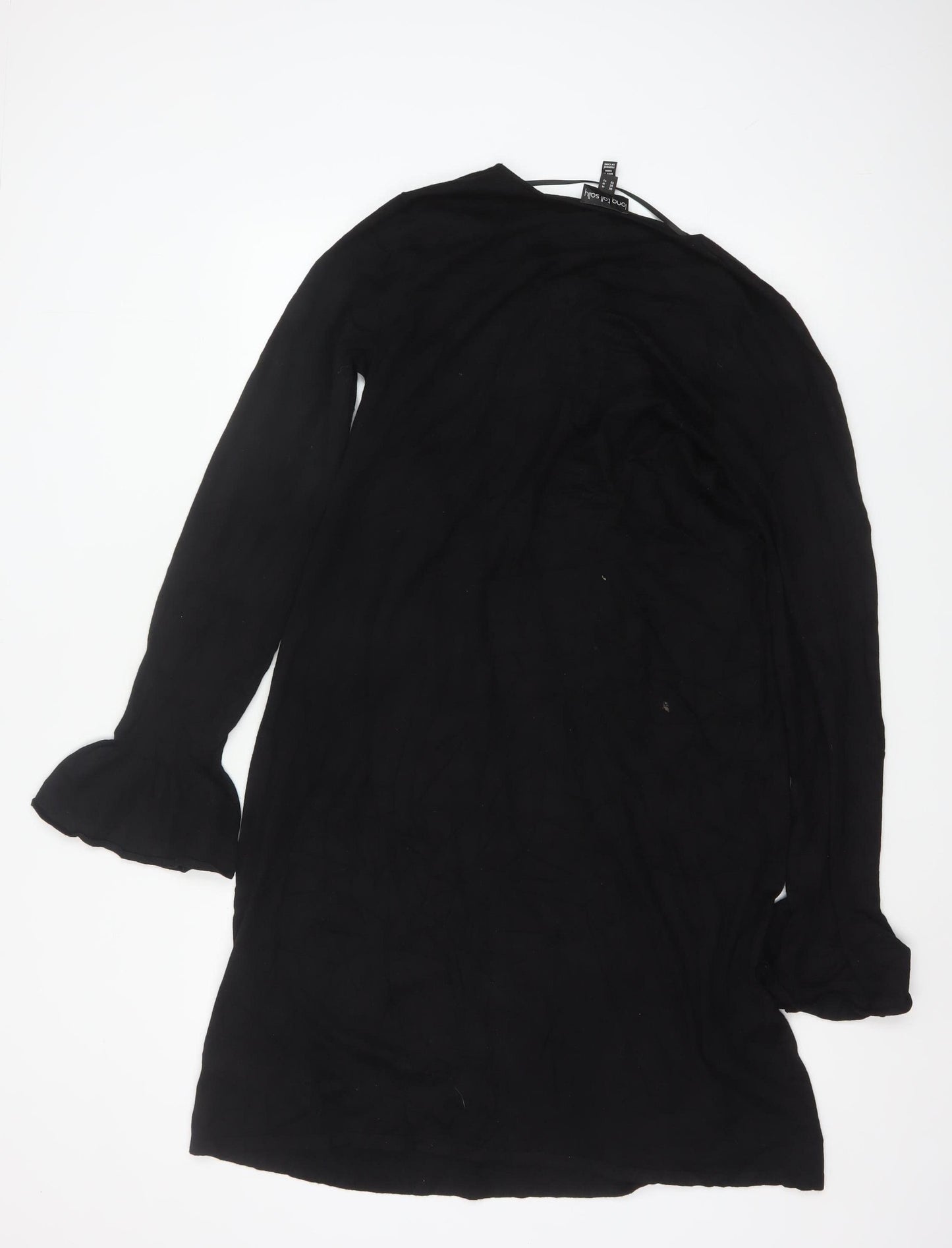 Long Tall Sally Women’s Black Knee Length Shift Dress Size 14 Tall