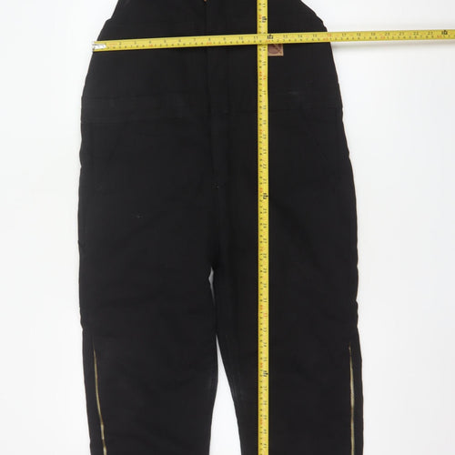 Berne Black Youth Regular Cotton Insulated Dungaree 10-12