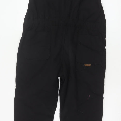 Berne Black Youth Regular Cotton Insulated Dungaree 10-12