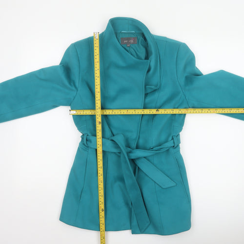 Marks and Spencer Per Una Women's Green Belted Trench Coat Size 10