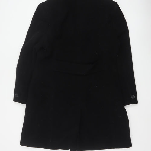 Modern Classics Women's Black Wool Overcoat Size 14