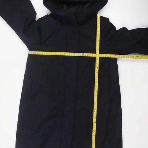 Uniqlo Womens Black XS Hooded Down Parka Coat