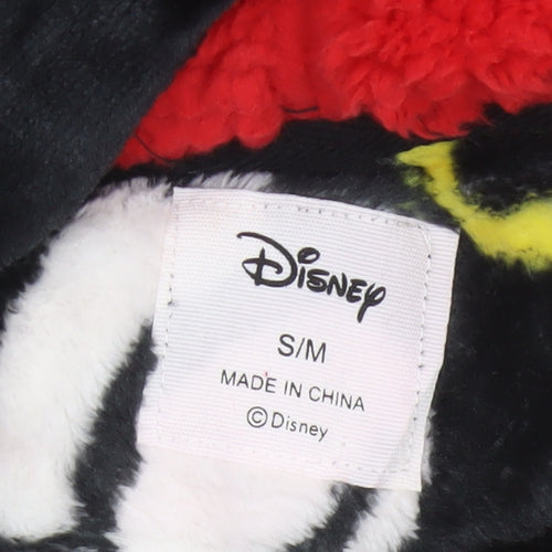 Disney Women’s Black Mickey Mouse Hooded Fleece Nightshirt S/M