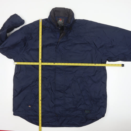 Wynnster Men's Blue XL Waterproof Rain Jacket Outdoor Lightweight