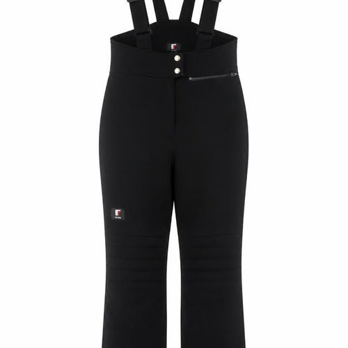 Tonini Women's Black Ski Jumpsuit Size 10 Nylon Acrylic Blend Adjustable Straps