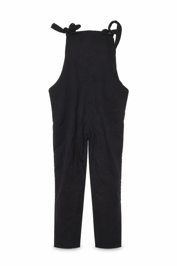 ASOS Design Women Black Maternity Jumpsuit Viscose UK 12