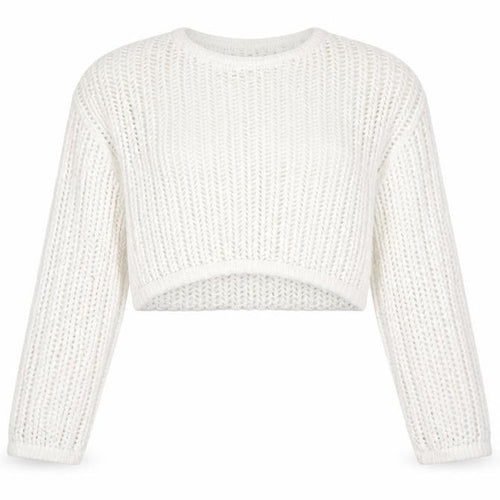 Pull&Bear Women White Open Knit Cotton Shrug Jumper Size S