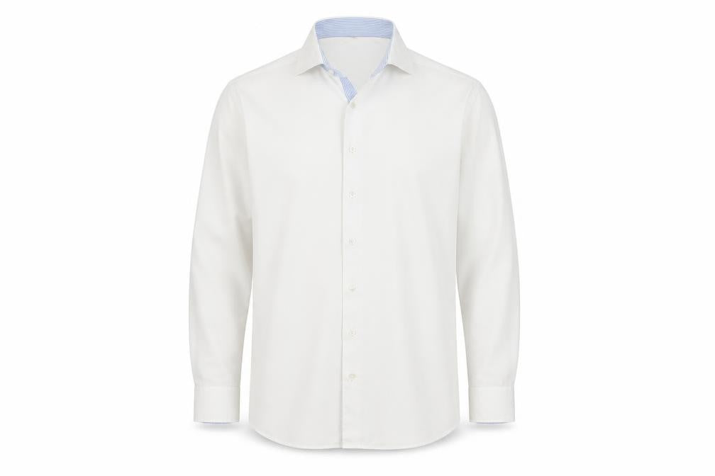 Eterna Men’s White Cotton Long Sleeve Classic Fit Shirt 17