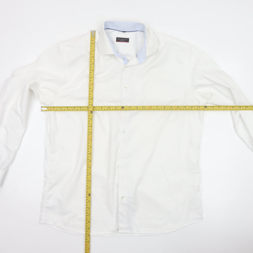 Eterna Men’s White Cotton Long Sleeve Classic Fit Shirt 17