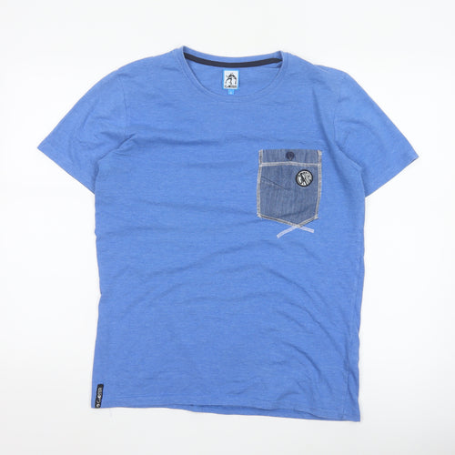 Carter Men's Blue Short Sleeve Crew Neck T-Shirt Size S