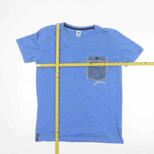 Carter Men's Blue Short Sleeve Crew Neck T-Shirt Size S