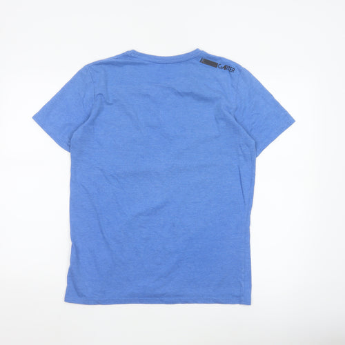 Carter Men's Blue Short Sleeve Crew Neck T-Shirt Size S