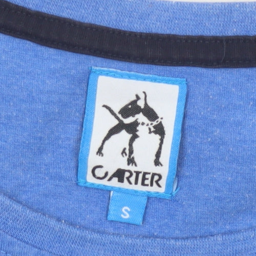 Carter Men's Blue Short Sleeve Crew Neck T-Shirt Size S