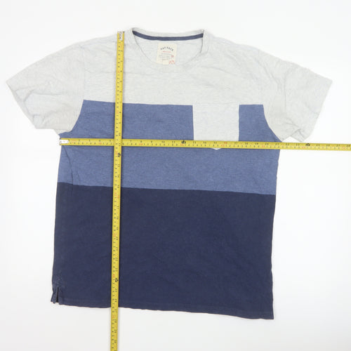 Fat Face Men's Multicoloured Crew Neck Cotton T-Shirt Size M