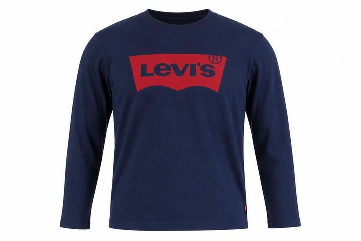 Levi's Men's Blue XL Long Sleeve Graphic Cotton Top