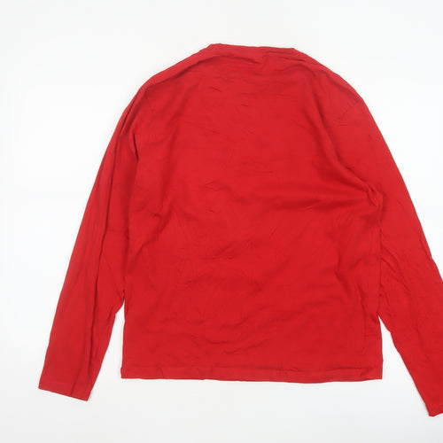 Liverpool FC Men's Red Long Sleeve Pyjama Top Small 100% Cotton