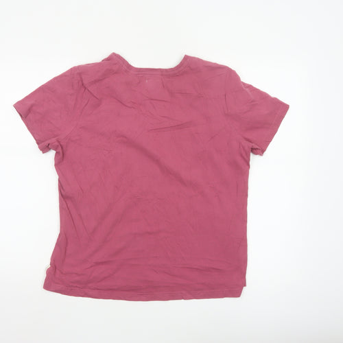 Saltrock Womens Pink Size 16 Cotton Surf Graphic T-Shirt