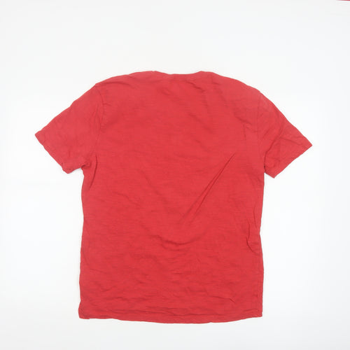 GAP Men Red Paris 1969 Graphic Print Cotton Short Sleeve T-Shirt M