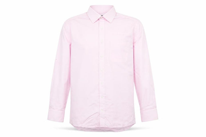 Marks and Spencer Mens Pink 15in Regular Fit Cotton Dress Shirt