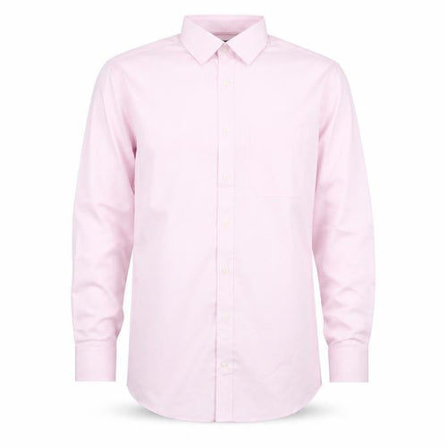 Marks and Spencer Men's Pink Regular Fit Non-Iron Cotton Dress Shirt 14.5in