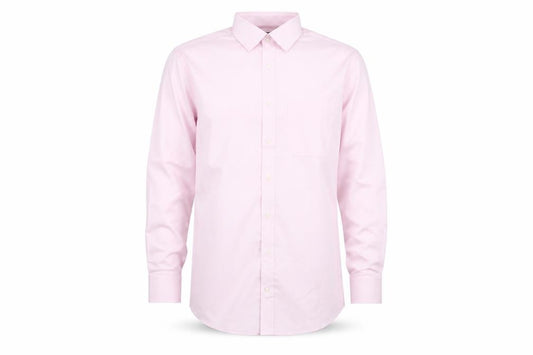 Marks and Spencer Men's Pink Regular Fit Non-Iron Cotton Dress Shirt 14.5in