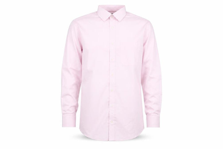 Marks and Spencer Men's Pink Regular Fit Non-Iron Cotton Dress Shirt 14.5in