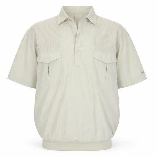 Catamaran Men's Beige Short Sleeve Collared Polo Shirt Size S
