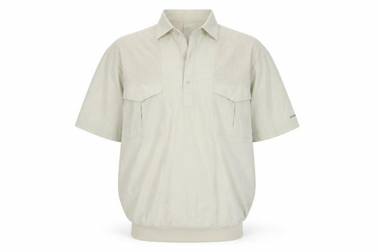 Catamaran Men's Beige Short Sleeve Collared Polo Shirt Size S