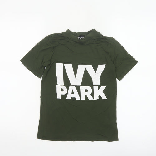 Ivy Park Women's Green XS Basic Logo T-Shirt