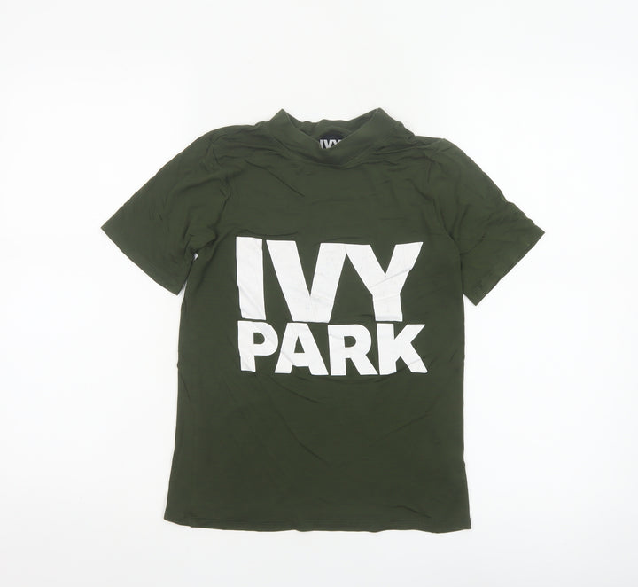 Ivy Park Women's Green XS Basic Logo T-Shirt