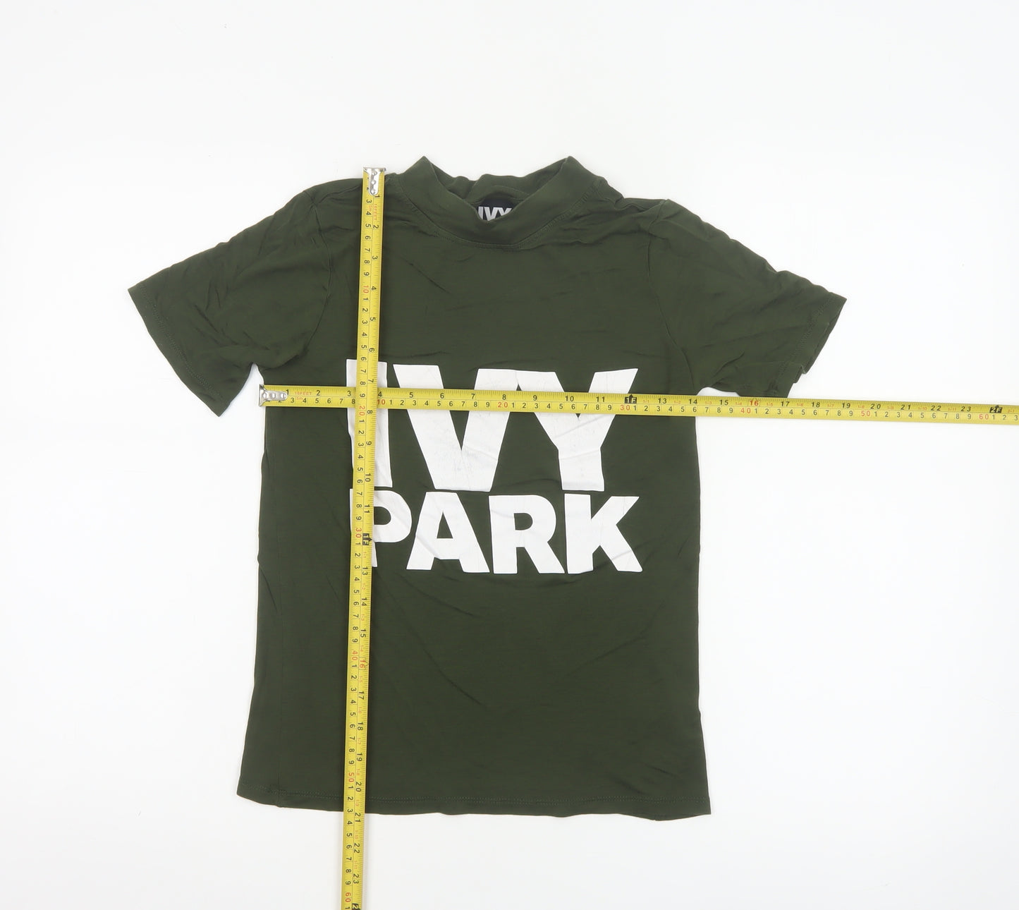 Ivy Park Women's Green XS Basic Logo T-Shirt