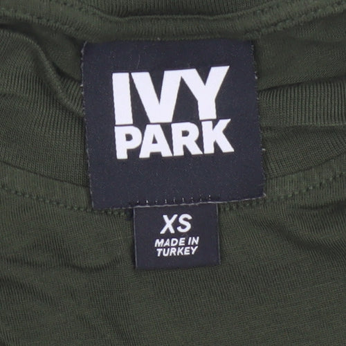 Ivy Park Women's Green XS Basic Logo T-Shirt