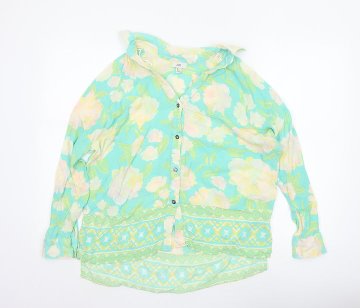 River Island Women’s Multicoloured Floral Tunic Blouse XS