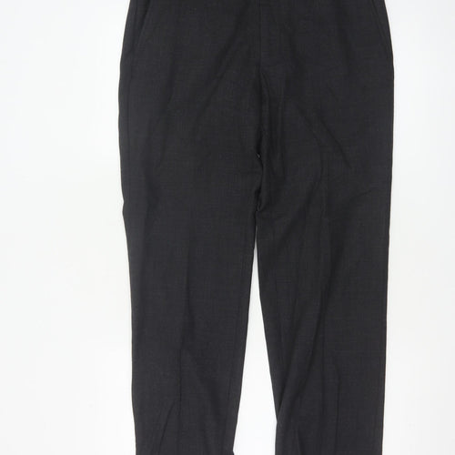 Marks and Spencer Men's Grey Wool Tailored Dress Trousers 32W 33L