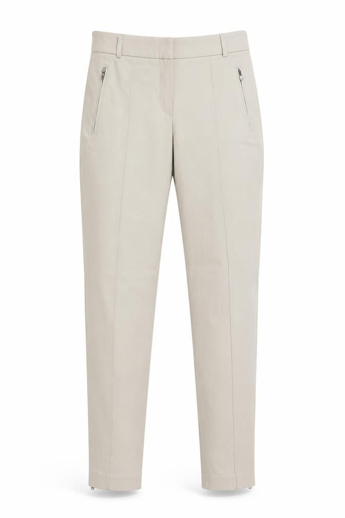 Zara Woman Beige Slim Tapered Trousers Womens UK 12