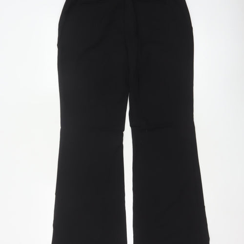 DKNY Women's Black Wool Blend Dress Pants Size 4 Regular Fit