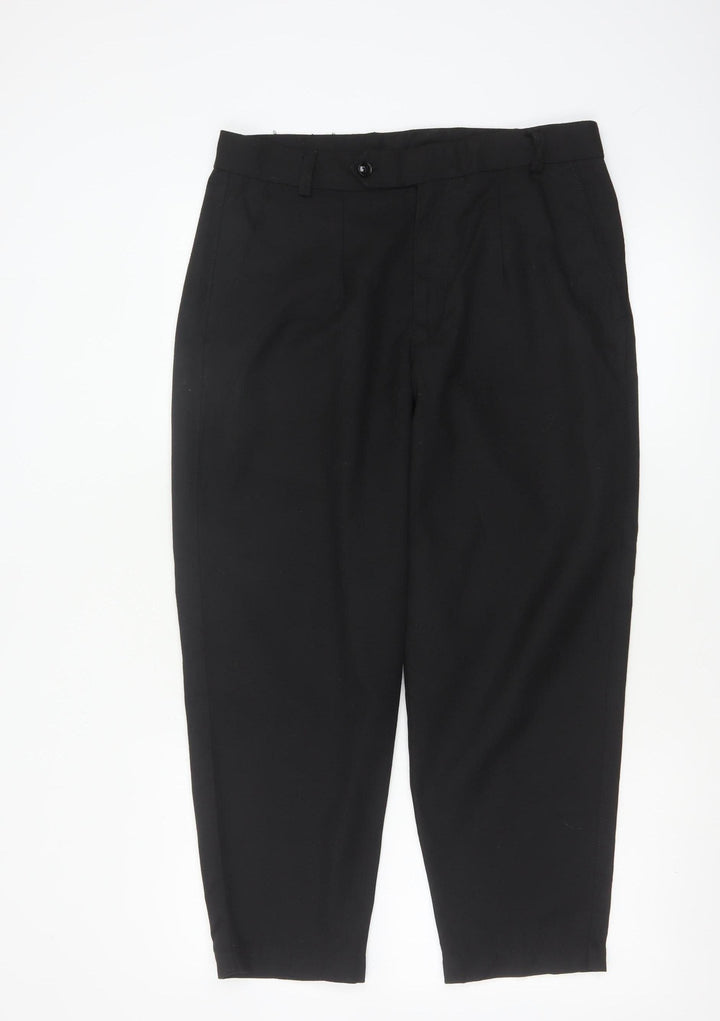 MKI Miyuki Zoku Women's Black Chino Tapered Trousers M