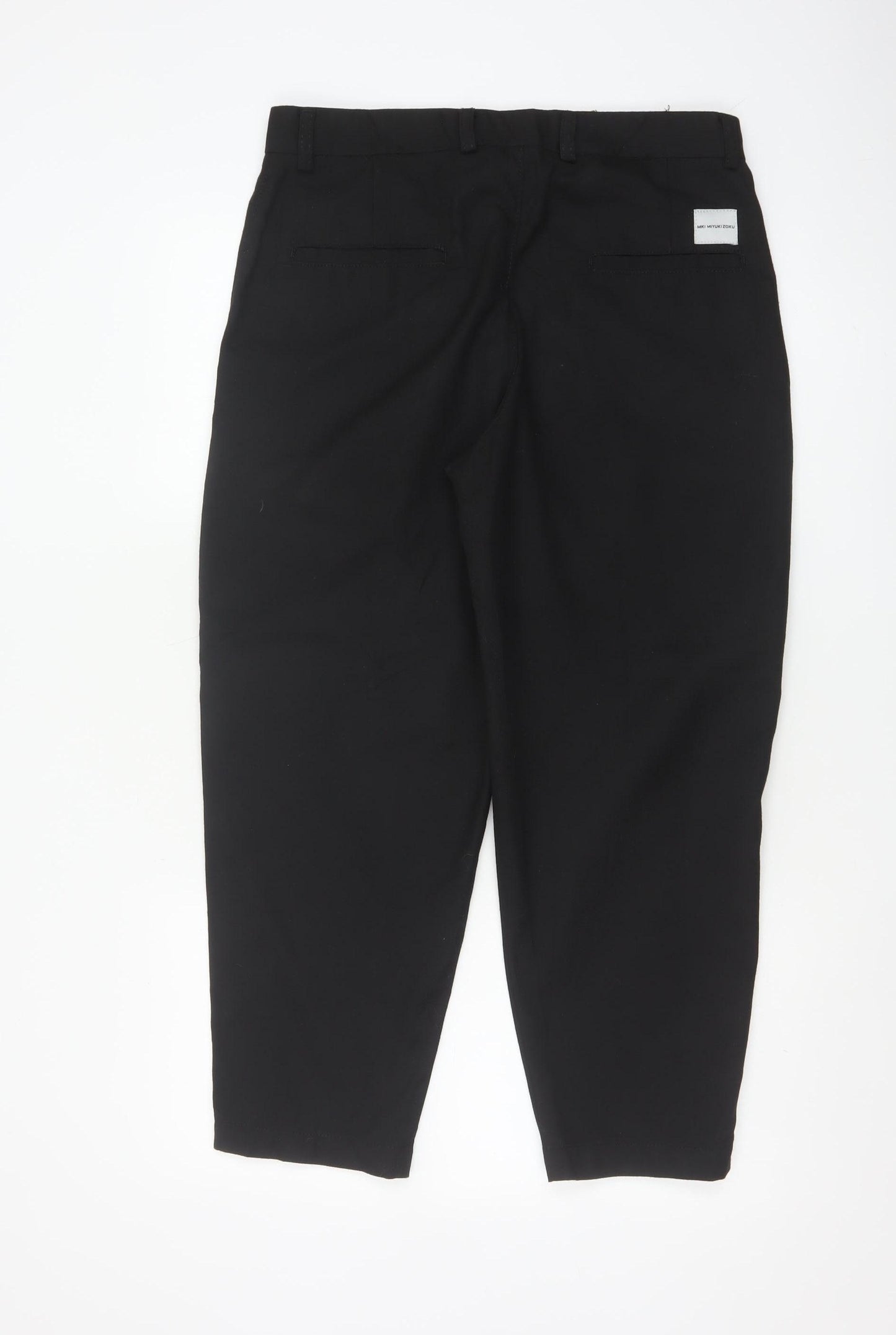 MKI Miyuki Zoku Women's Black Chino Tapered Trousers M