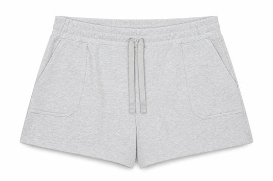 Marks and Spencer Women Grey Size 24 Sweat Shorts Drawstring Jersey