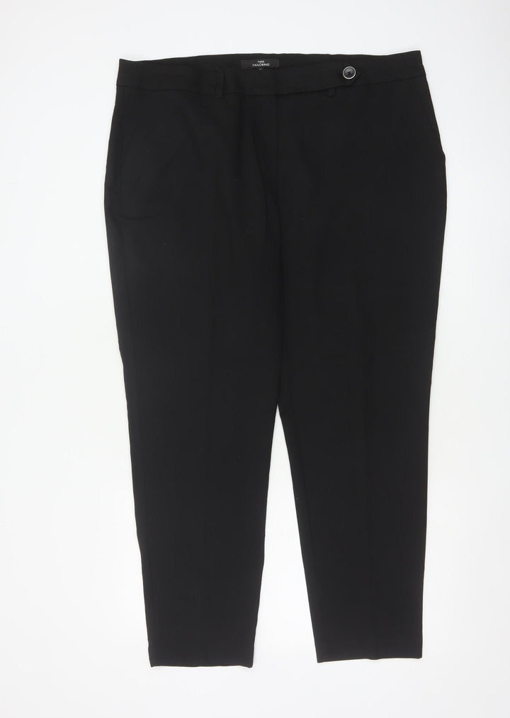Next Women's Black Size 18 Regular Tailored Work Trousers
