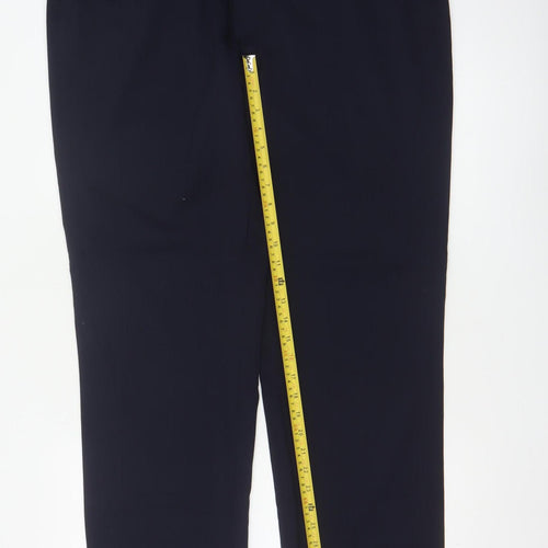 Marks and Spencer Men's Blue Regular Fit Dress Pants 40x33