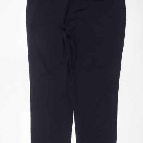 Marks and Spencer Men's Blue Regular Fit Dress Pants 40x33