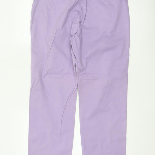 Mason's Men's Purple Chino Trousers Size XL Cotton Stretch