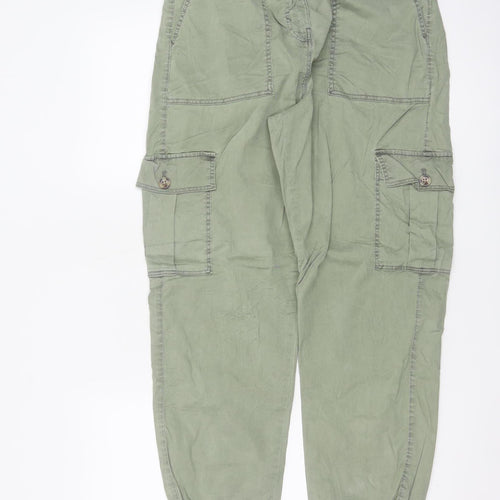 Marks and Spencer Women's Green Cargo Trousers Size 12