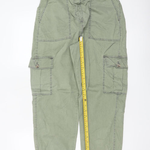 Marks and Spencer Women's Green Cargo Trousers Size 12