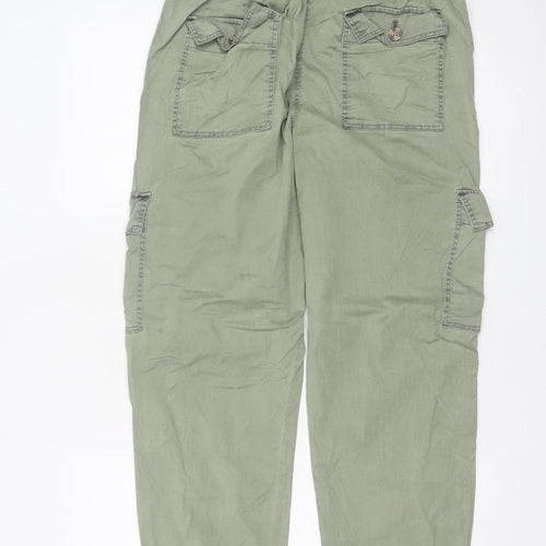 Marks and Spencer Women's Green Cargo Trousers Size 12