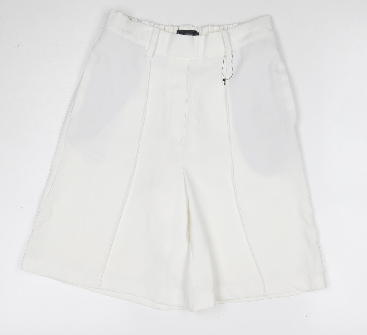 Marks and Spencer Women's White Chino Shorts Size 12