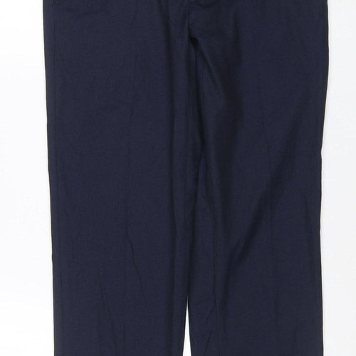 Marks and Spencer Men's Blue Slim Fit Trousers 30/29 Formal Workwear