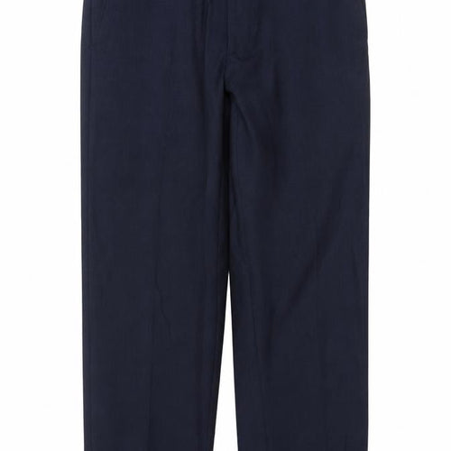 Marks and Spencer Men's Blue Slim Fit Trousers 30/29 Formal Workwear