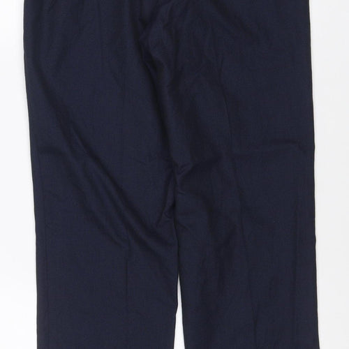 Marks and Spencer Men's Blue Slim Fit Trousers 30/29 Formal Workwear